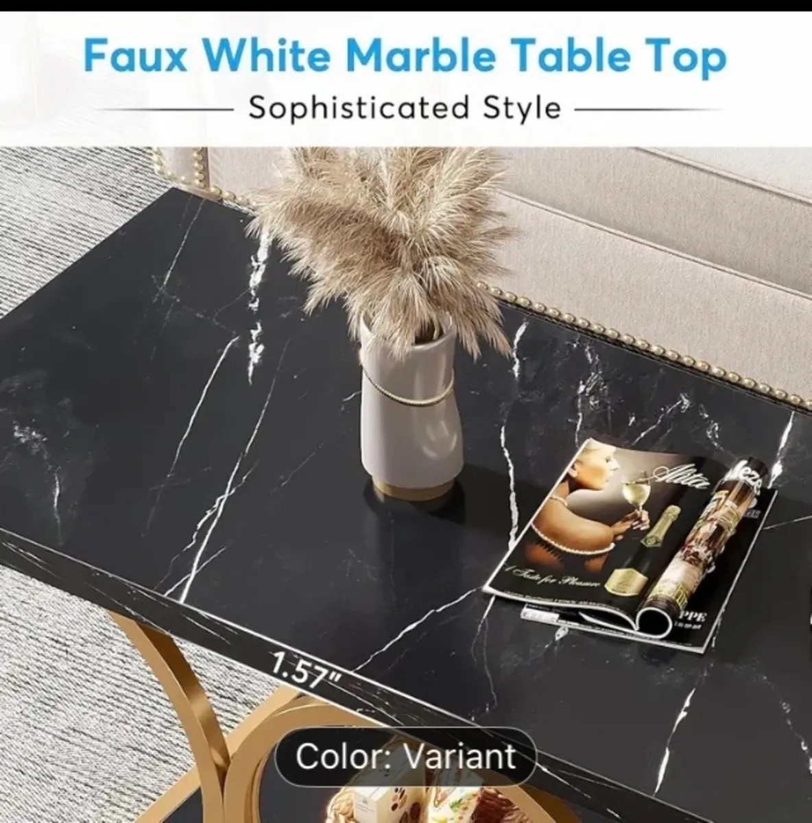 Luxury modern coffee table free postage - Image 2