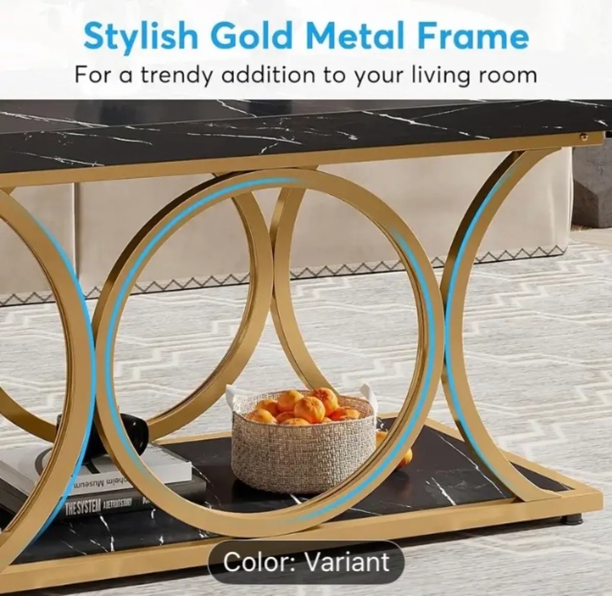 Luxury modern coffee table free postage - Image 4
