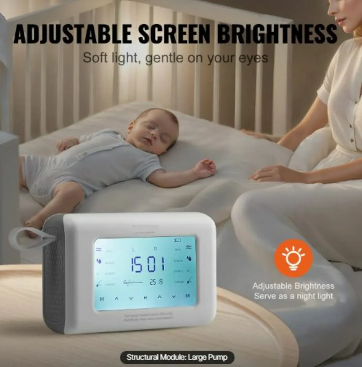 Breast Pump, Single/Double Adjustable Electric - Image 2