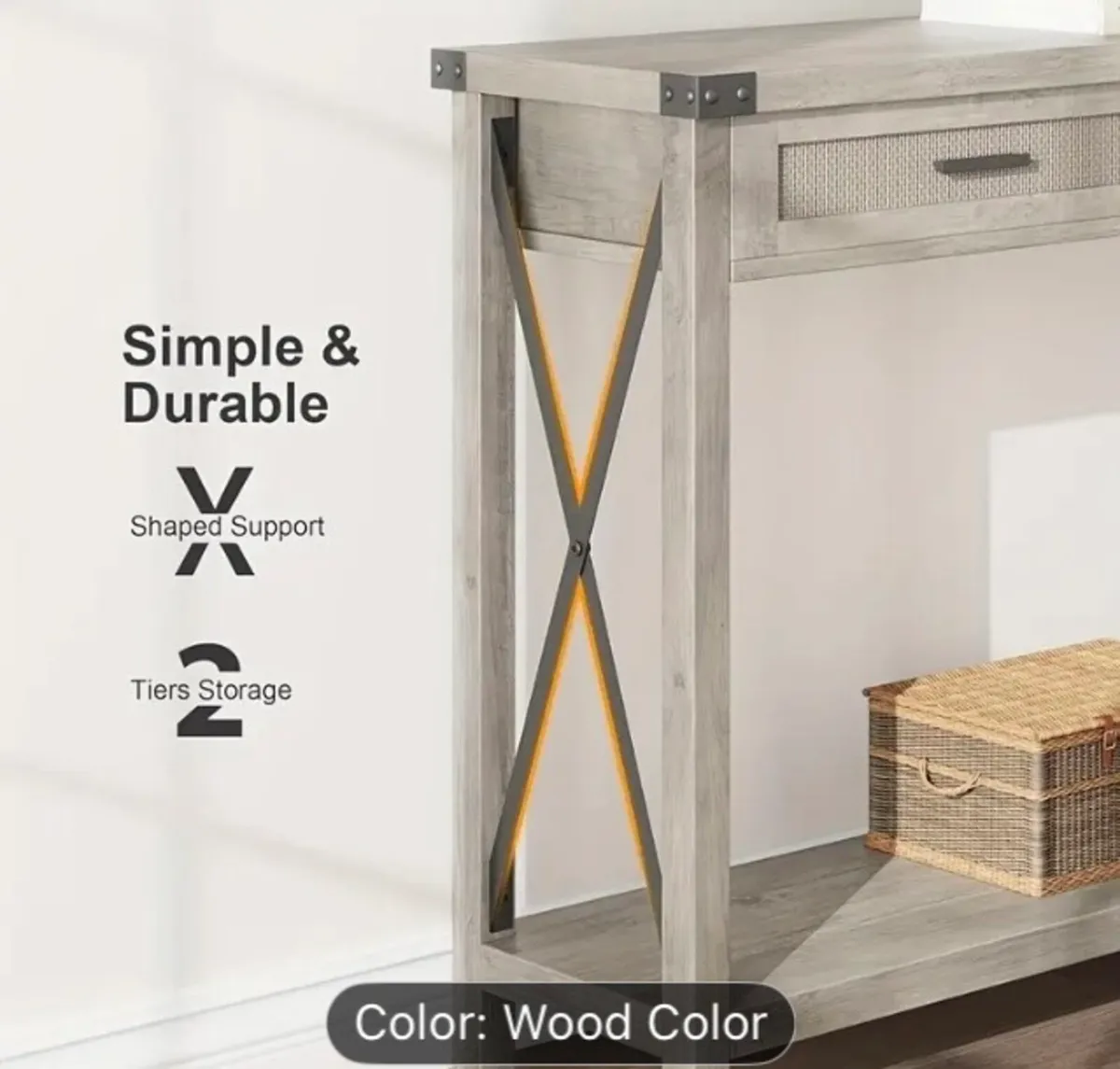 Modern hall table free postage - Image 2