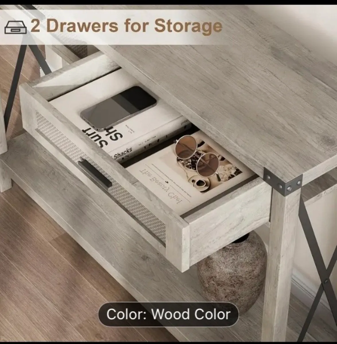 Modern hall table free postage - Image 4