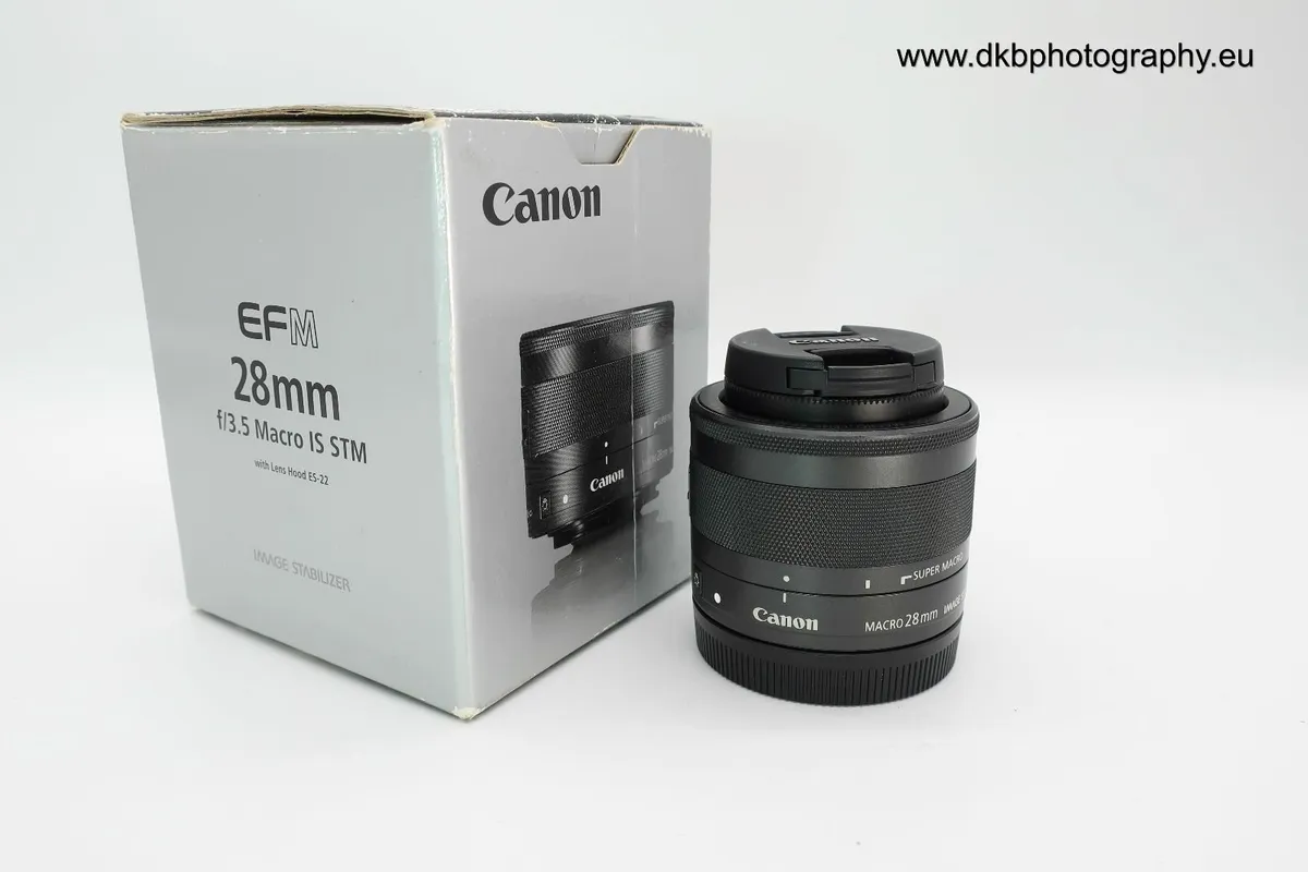 CANON EF-M 28mm F3.5 MACRO IS STM LENS #0100 - Image 2