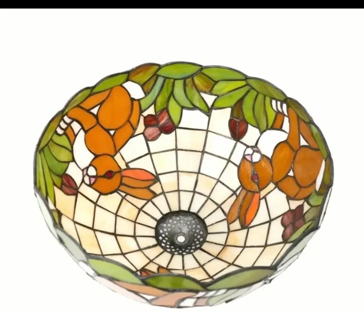 Rabbit stained glass lamp shade free postage - Image 4