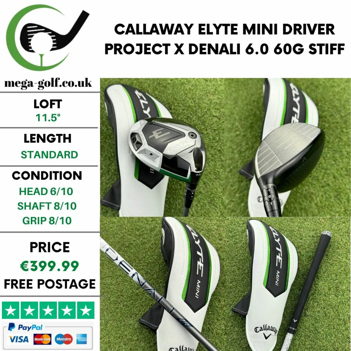 Callaway Elyte Mini Driver / 11.5° / Stiff - Image 1