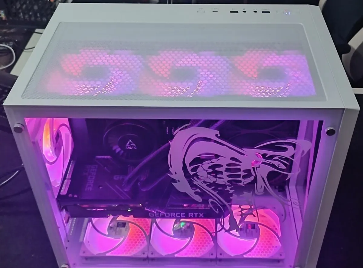 White Cobra Ryzen 9 RTX 3070 Gaming PC - Image 2