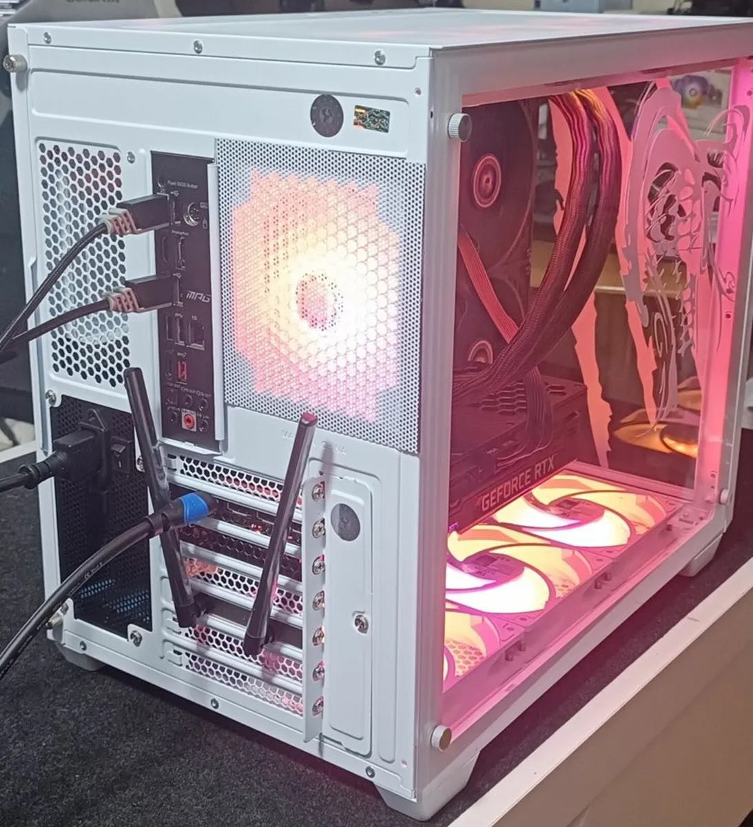 White Cobra Ryzen 9 RTX 3070 Gaming PC - Image 3