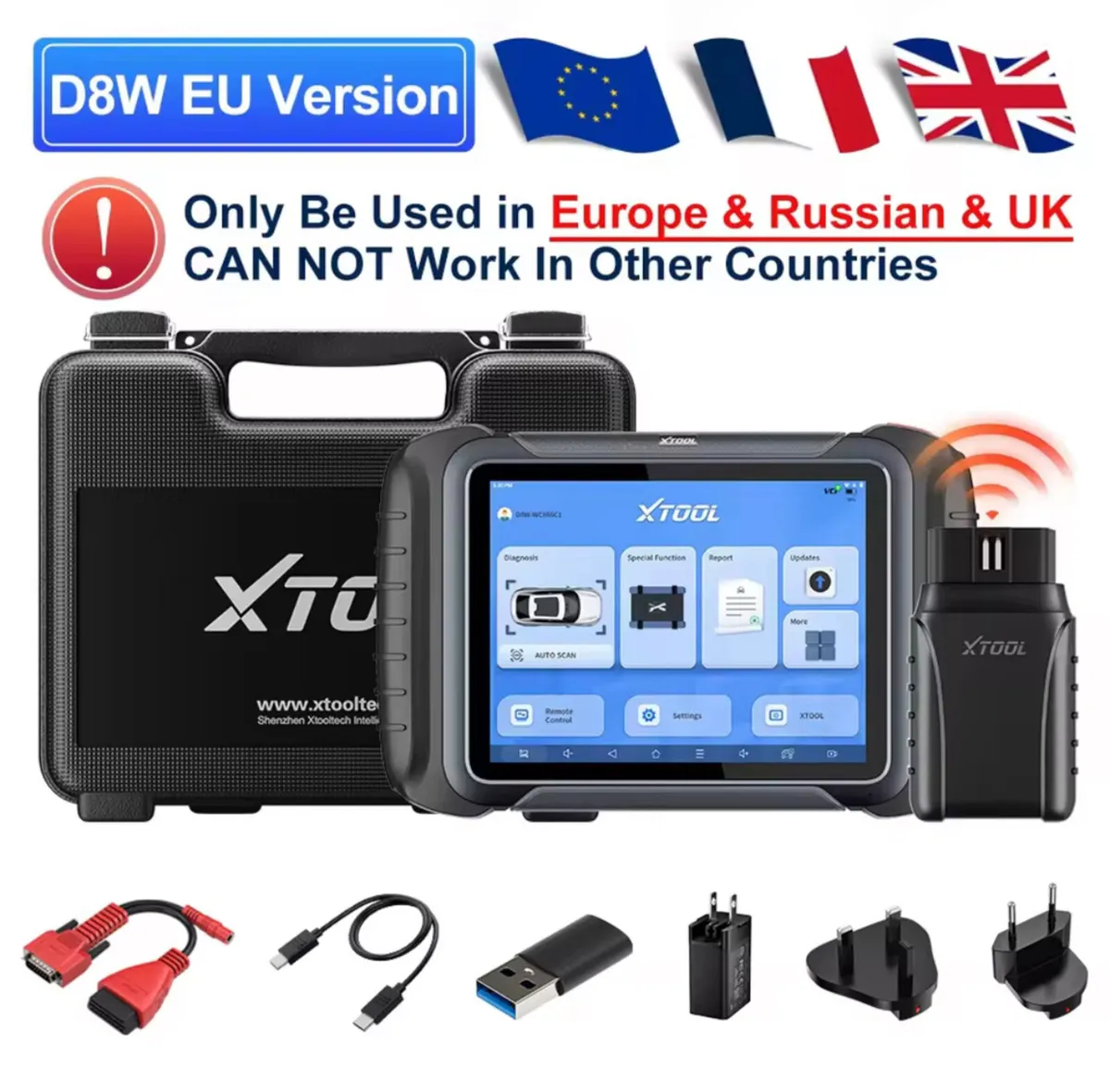 XTOOL D8W D8S Bluetooth Car Diagnostics NEW - Image 2