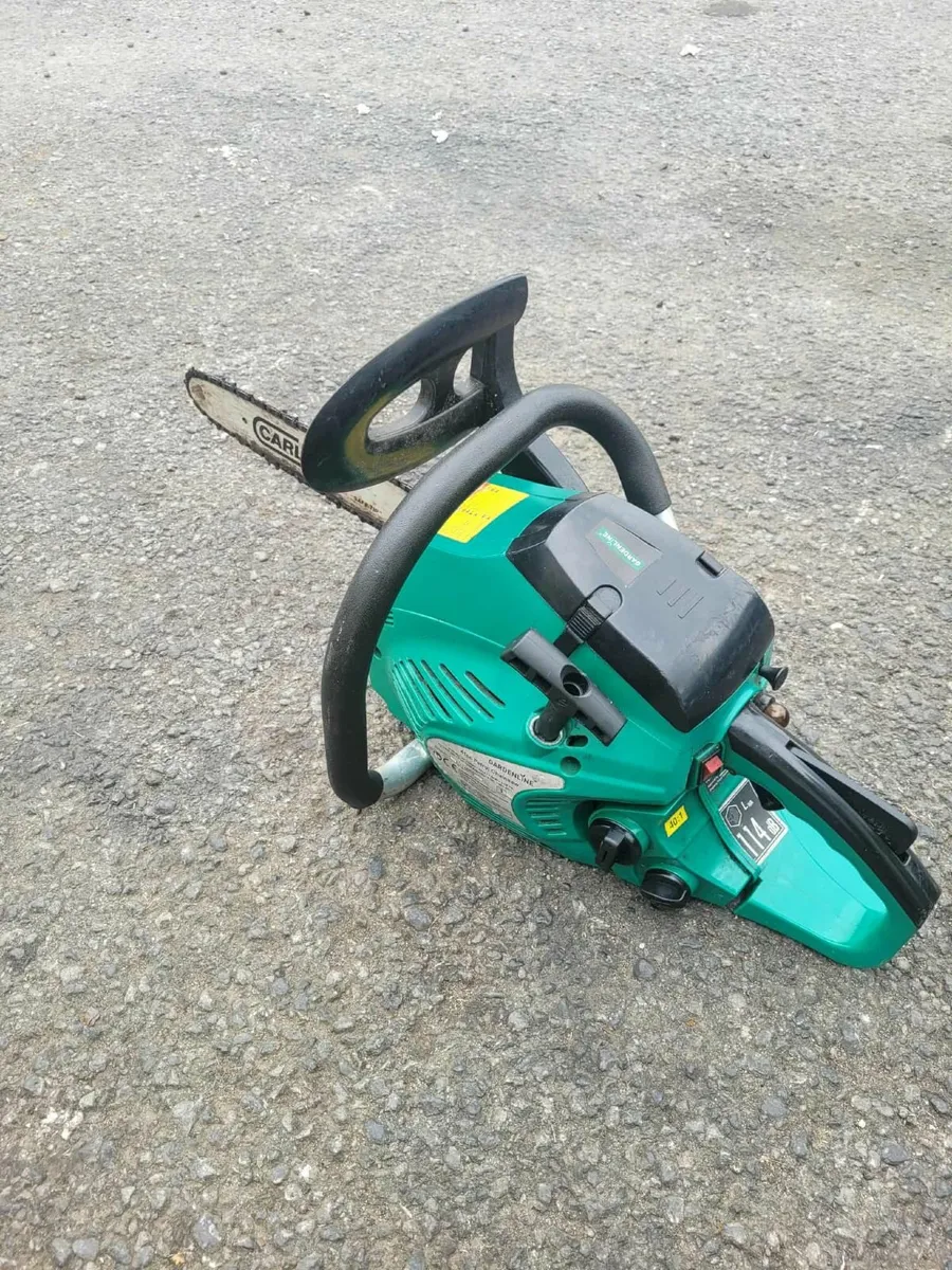 2016 gardenline 41cc chainsaws running well - Image 1