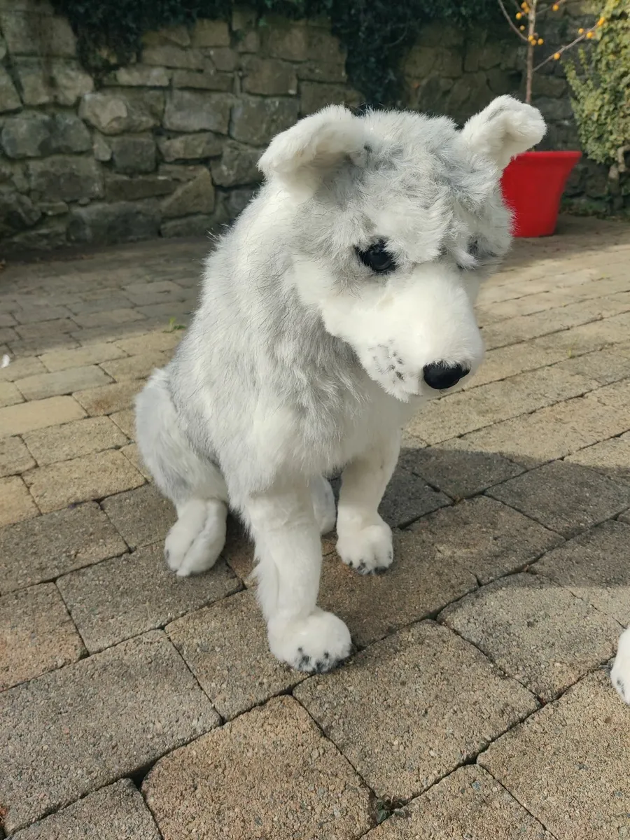 Large Realistic Husky Ornaments – Set of 2 - Image 2