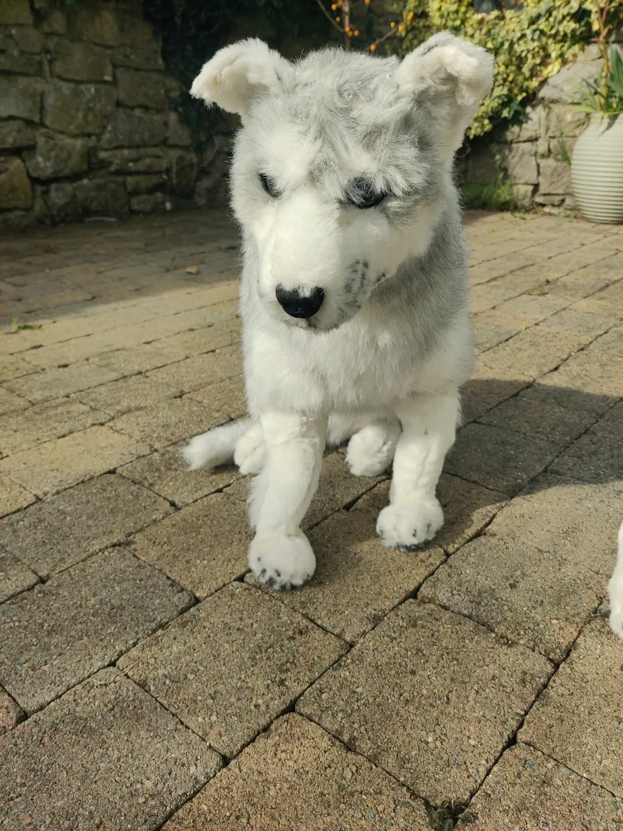 Large Realistic Husky Ornaments – Set of 2 - Image 4