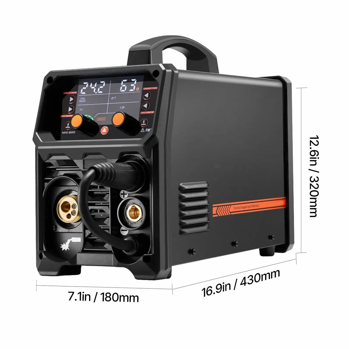 Synergic MIG Welding Machine 200A 4-in-1 Gas - Image 3