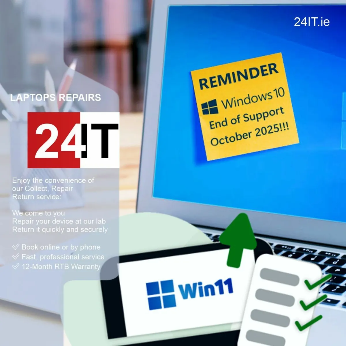 -24IT.ie- UPGRADE TO WINDOWS 11 NOW! - Image 1