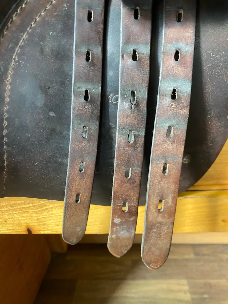 Symonds brown general purpose Leather saddle - Image 4