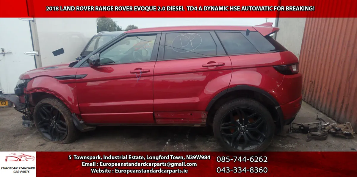 2018 LAND ROVER RANGE ROVER EVOQUE 2.0D FOR PARTS! - Image 2