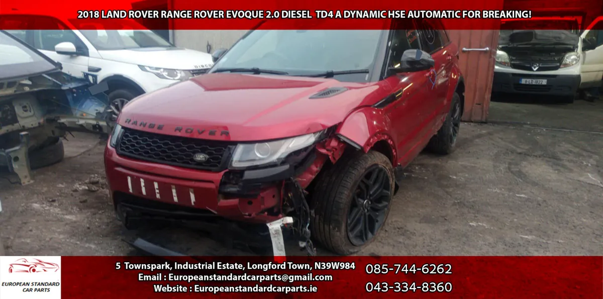 2018 LAND ROVER RANGE ROVER EVOQUE 2.0D FOR PARTS! - Image 1