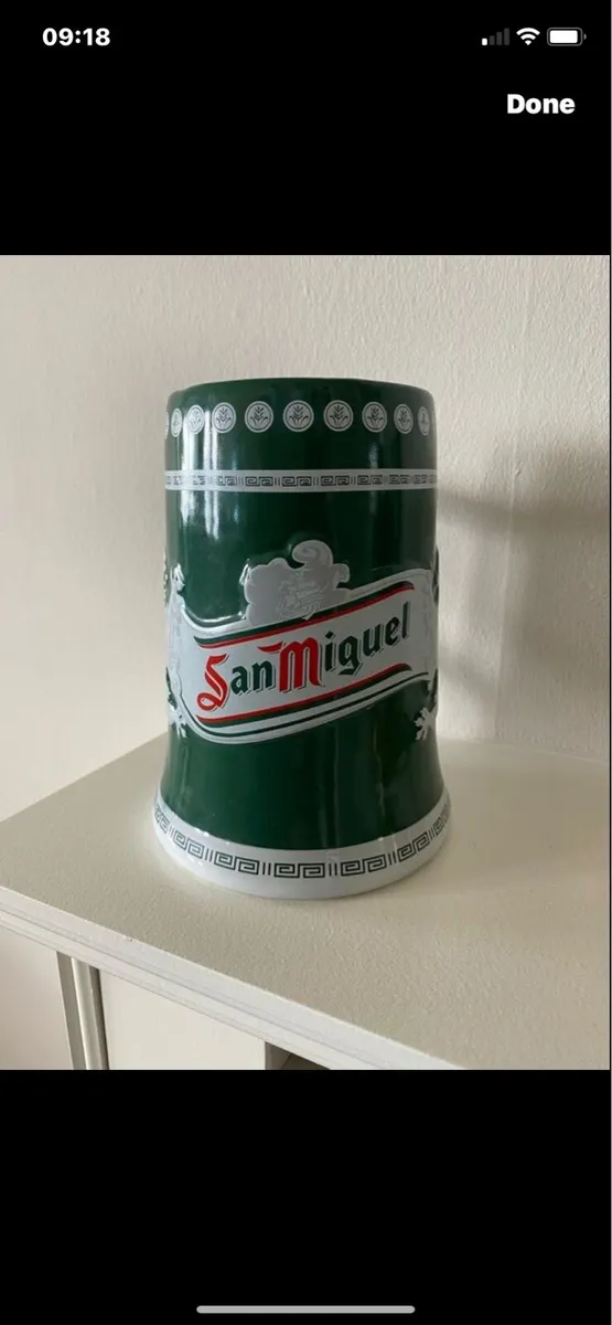 San Miguel Ceramic Tankard - Image 1