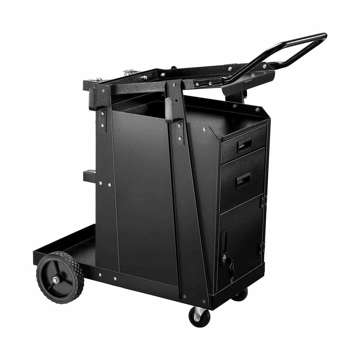 2Drawers Welder Cart Heavy Duty + Lockable Cabinet - Image 3