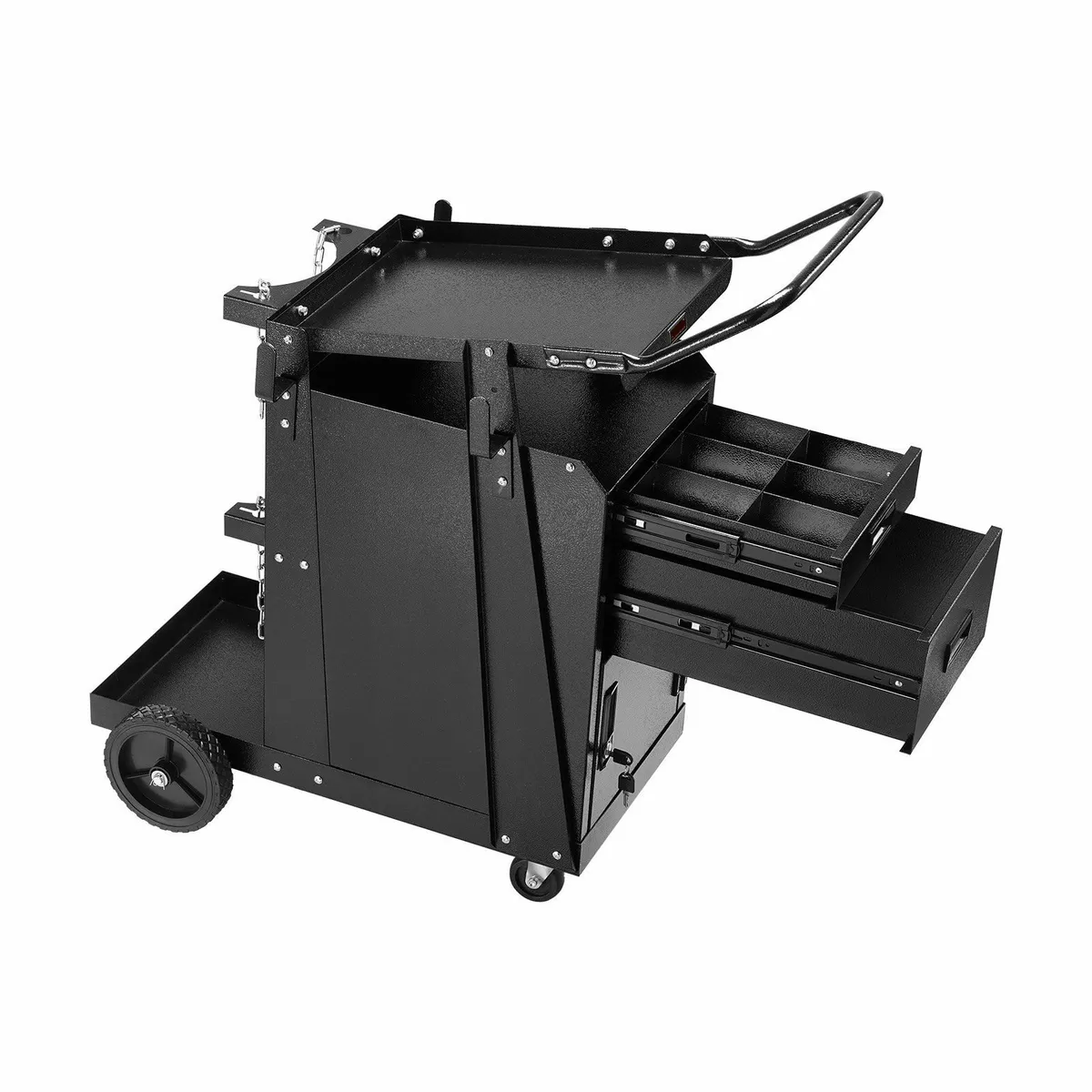 2Drawers Welder Cart Heavy Duty + Lockable Cabinet - Image 1