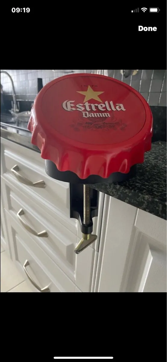 Estrella Beer Bar Display/ Bottle Opener - Image 4