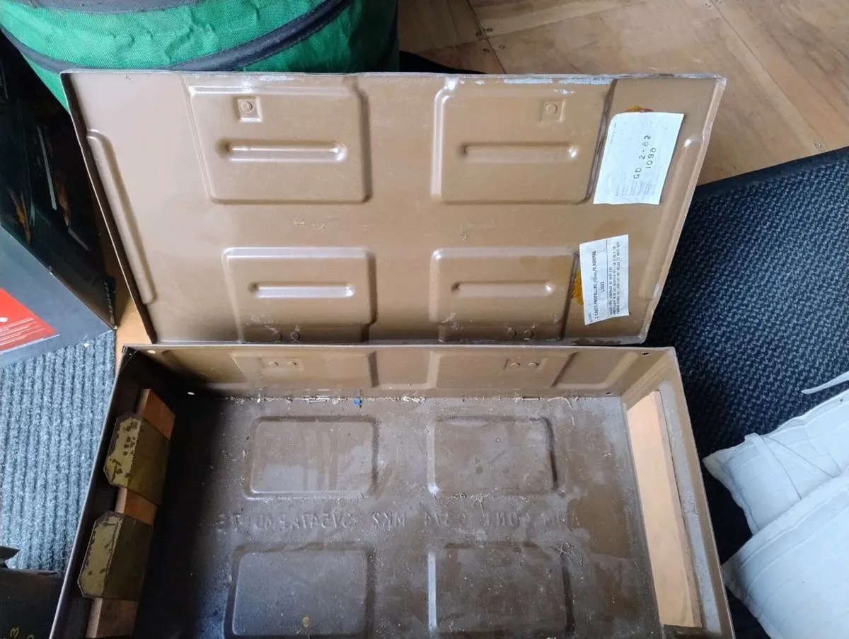 2 Army Ammunition Boxes - Image 2
