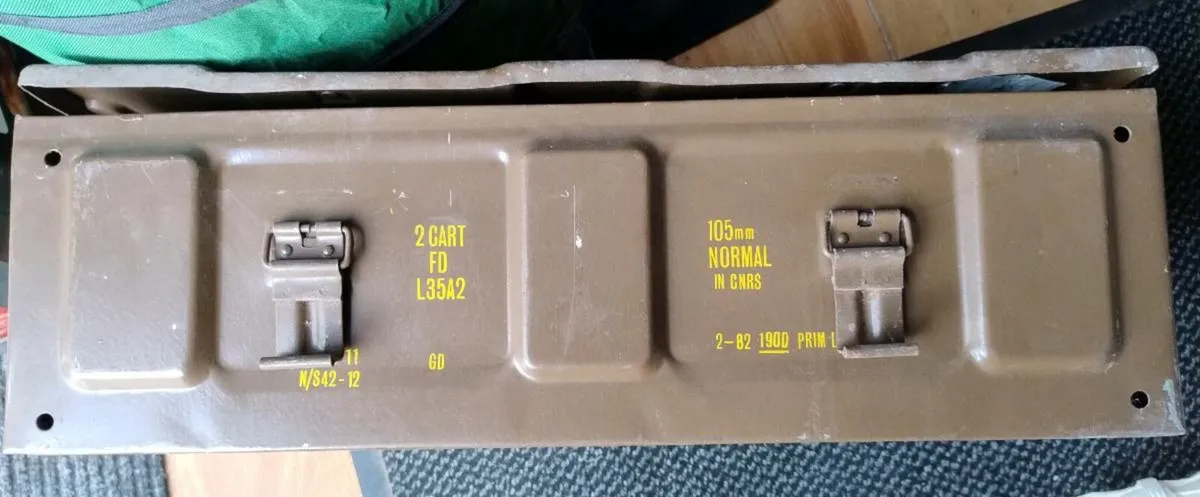 2 Army Ammunition Boxes - Image 3