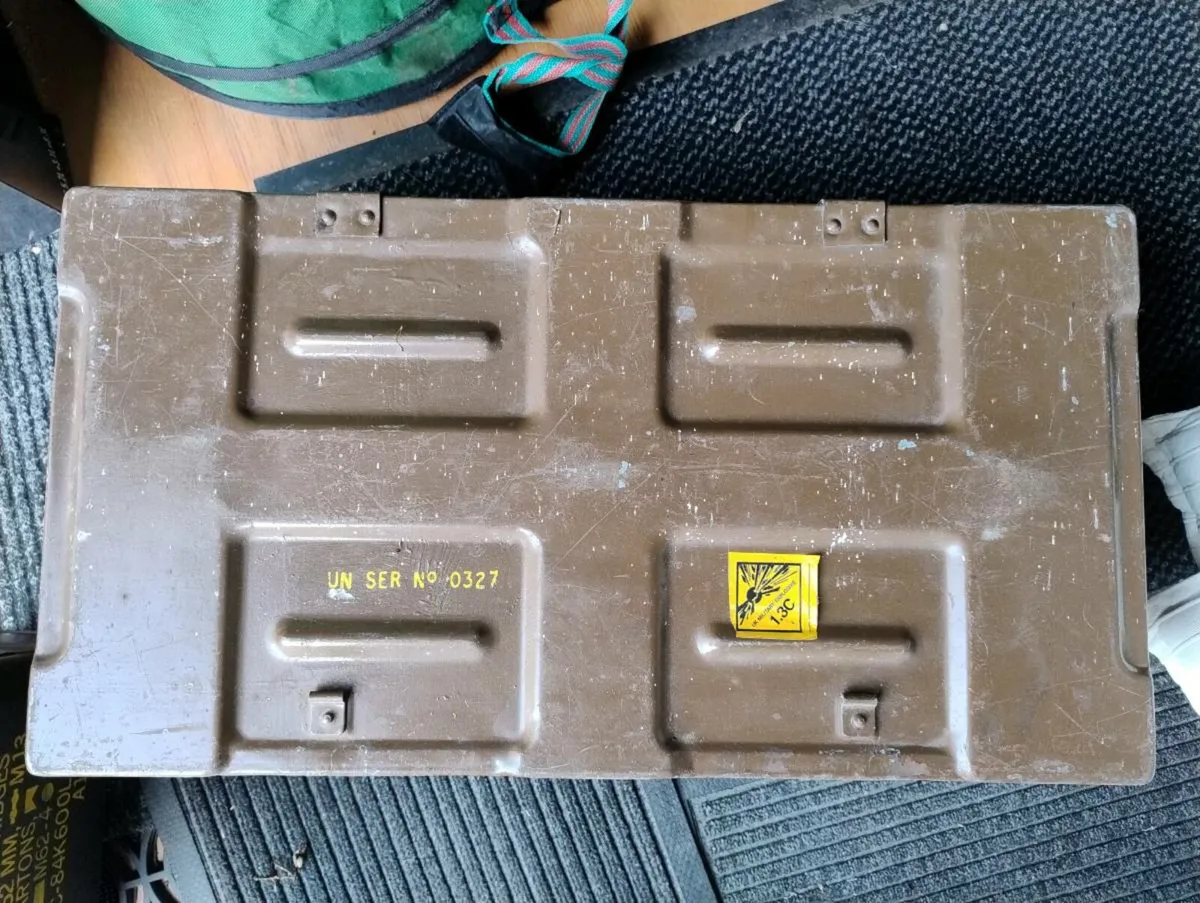 2 Army Ammunition Boxes - Image 4