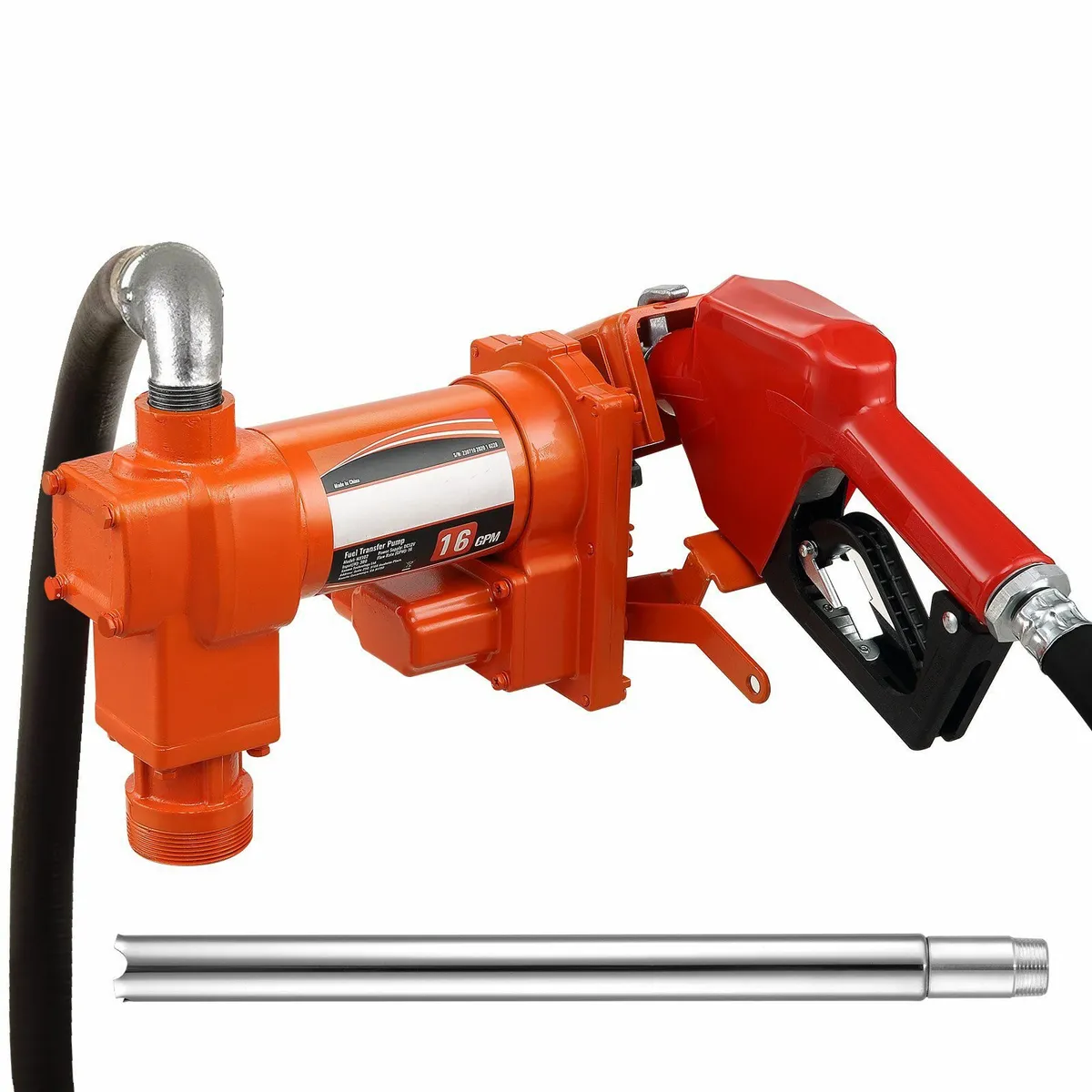 Gasoline Extraction Transfer Pump with Auto Nozzle - Image 1