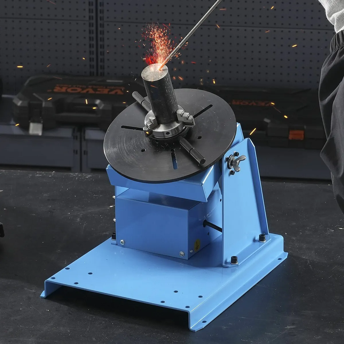 Rotary Welding Positioner 10KG with 8.1 Inch 3-Jaw - Image 2