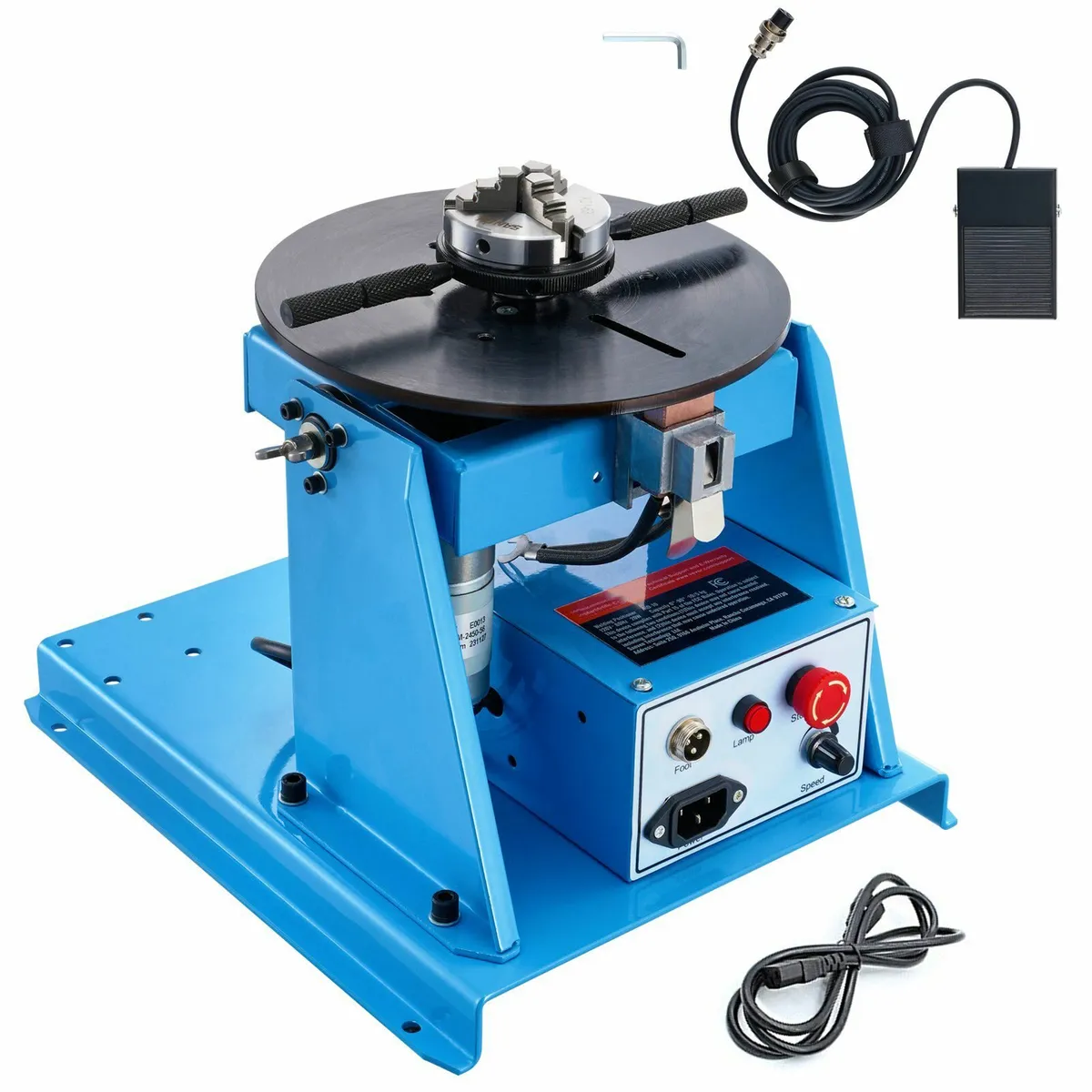 Rotary Welding Positioner 10KG with 8.1 Inch 3-Jaw - Image 1
