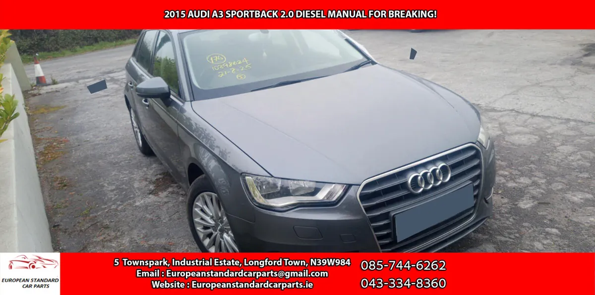 2015 AUDI A3 2.0 TDI FOR FOR BREAKING - Image 1