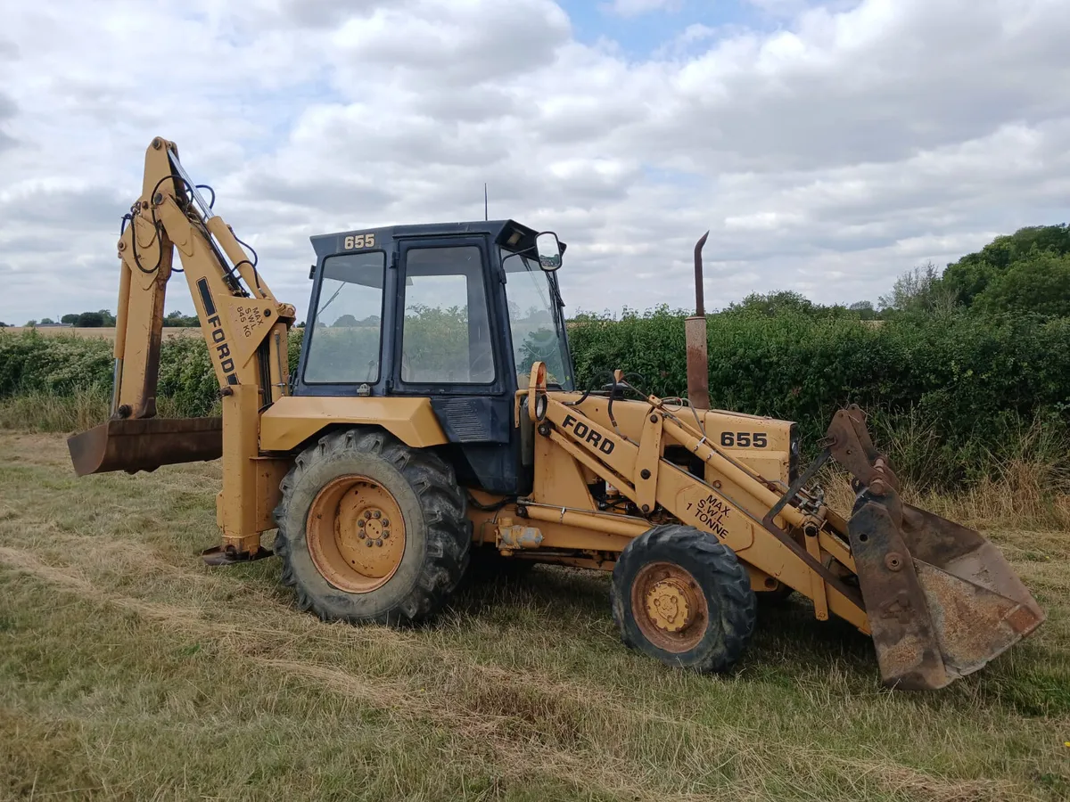 FORD 655c 4wd BACKHOE : 11018458 - Image 2