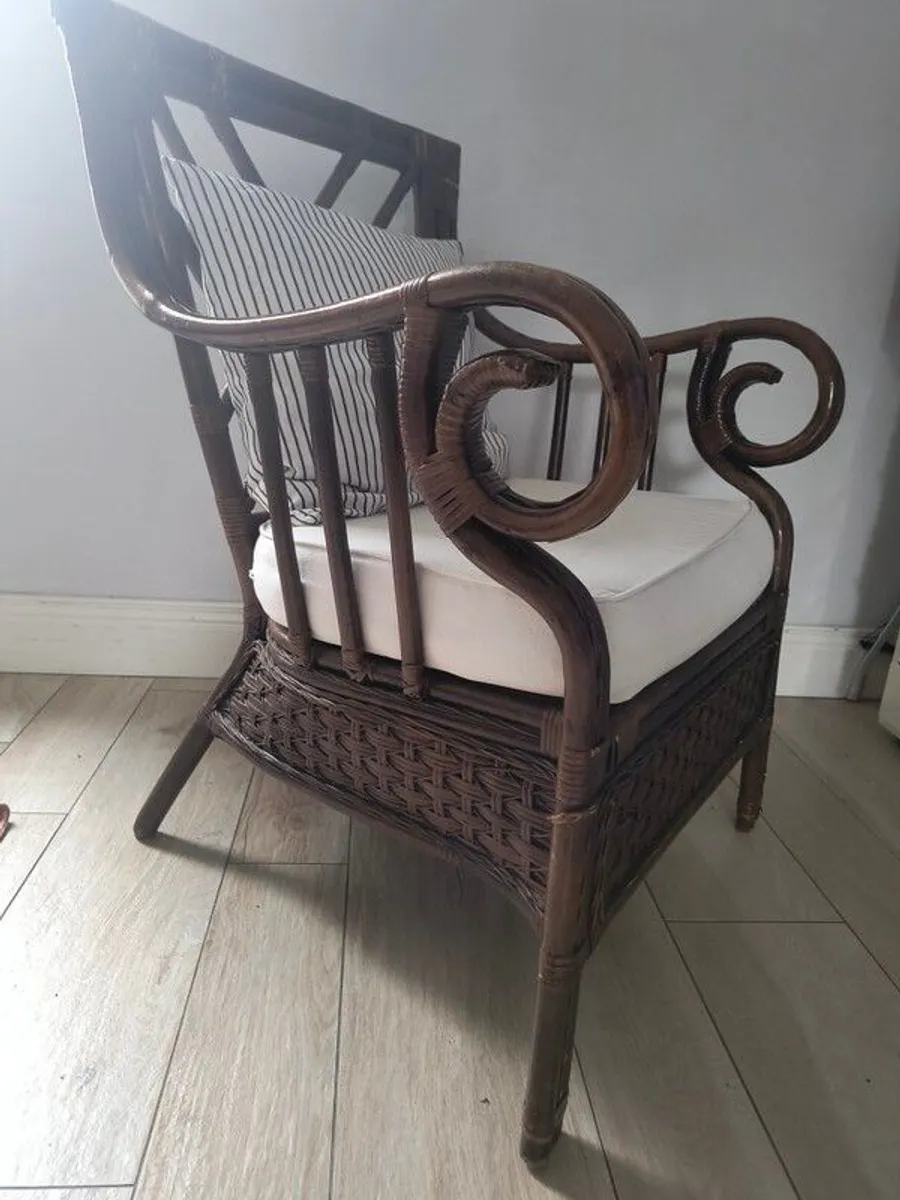 Cane Arm chairs (2) - Image 2