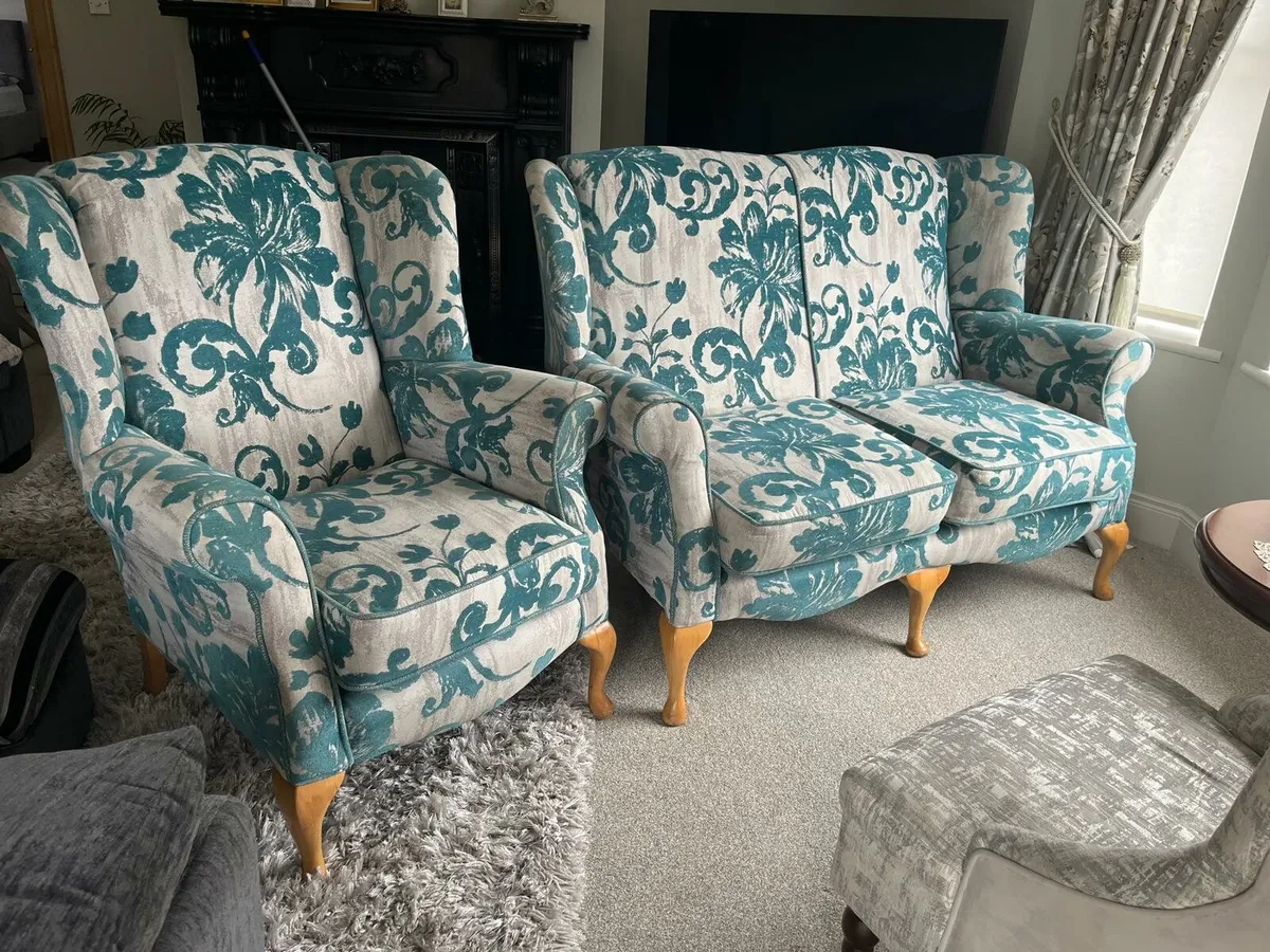 Queen Ann chair and couch