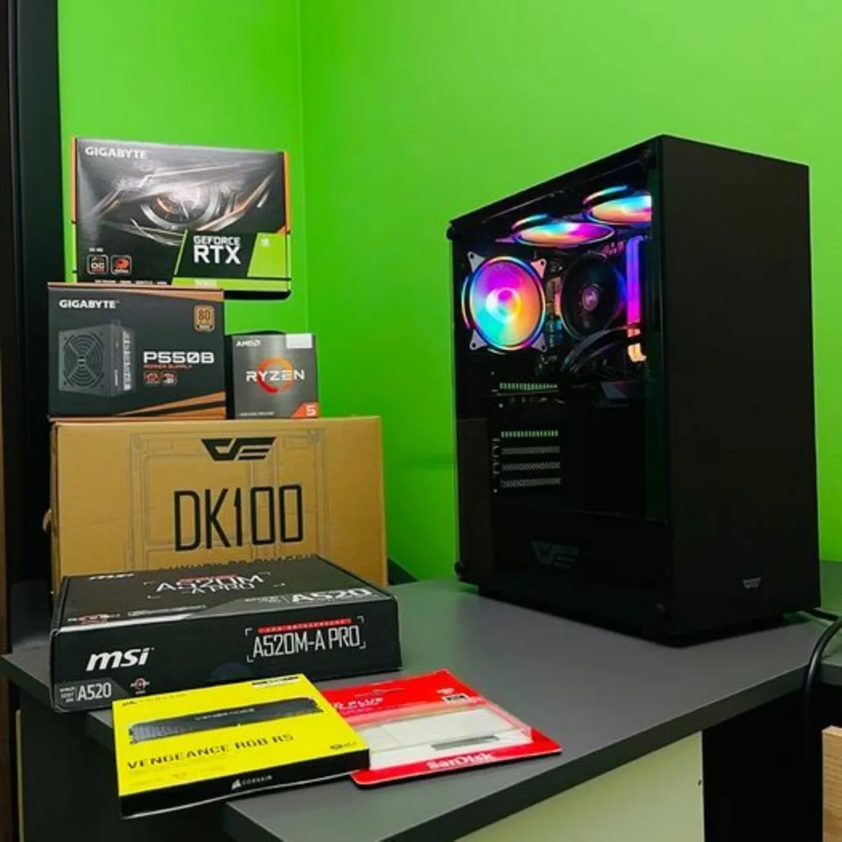 PC Gaming Ryzen 5 5600 G, RTX 2060, 16GB DDR4 - Image 3
