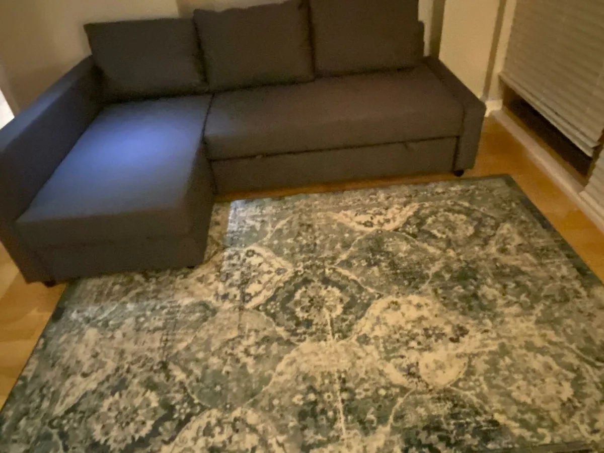 Pull out couch with storage - Image 3