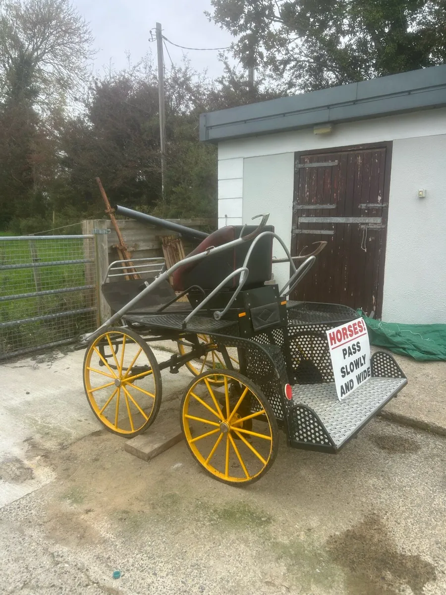 3 person horse drawn cart - Image 1