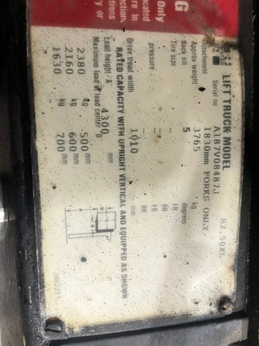 gas run Hyster forklift - Image 2