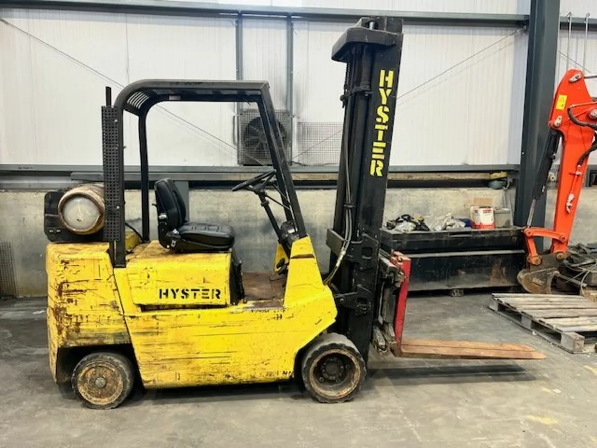 gas run Hyster forklift - Image 1