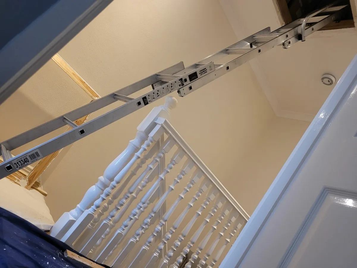Attic ladder with Handrail, Hatch, Architrave pole - Image 4