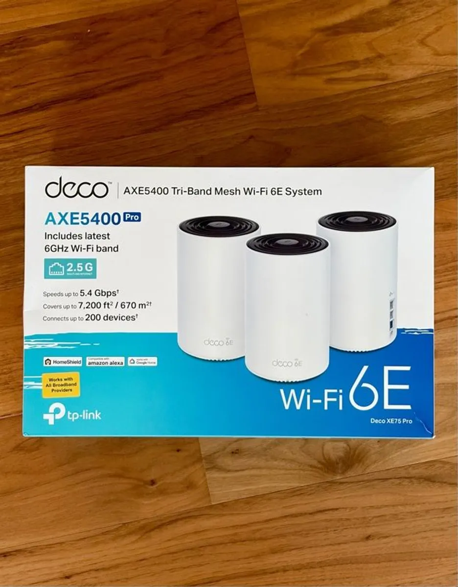 TP-Link Deco AXE5400 Pro / XE75 Pro (3-pack) - Image 1