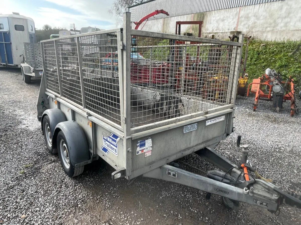 Ifor Williams 8ft x 5ft trailer & mesh sides - Image 1