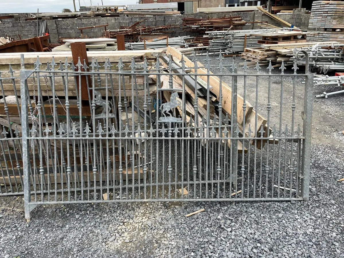 Hot Dipped Galvanised Wrought Iron Gate - Image 1