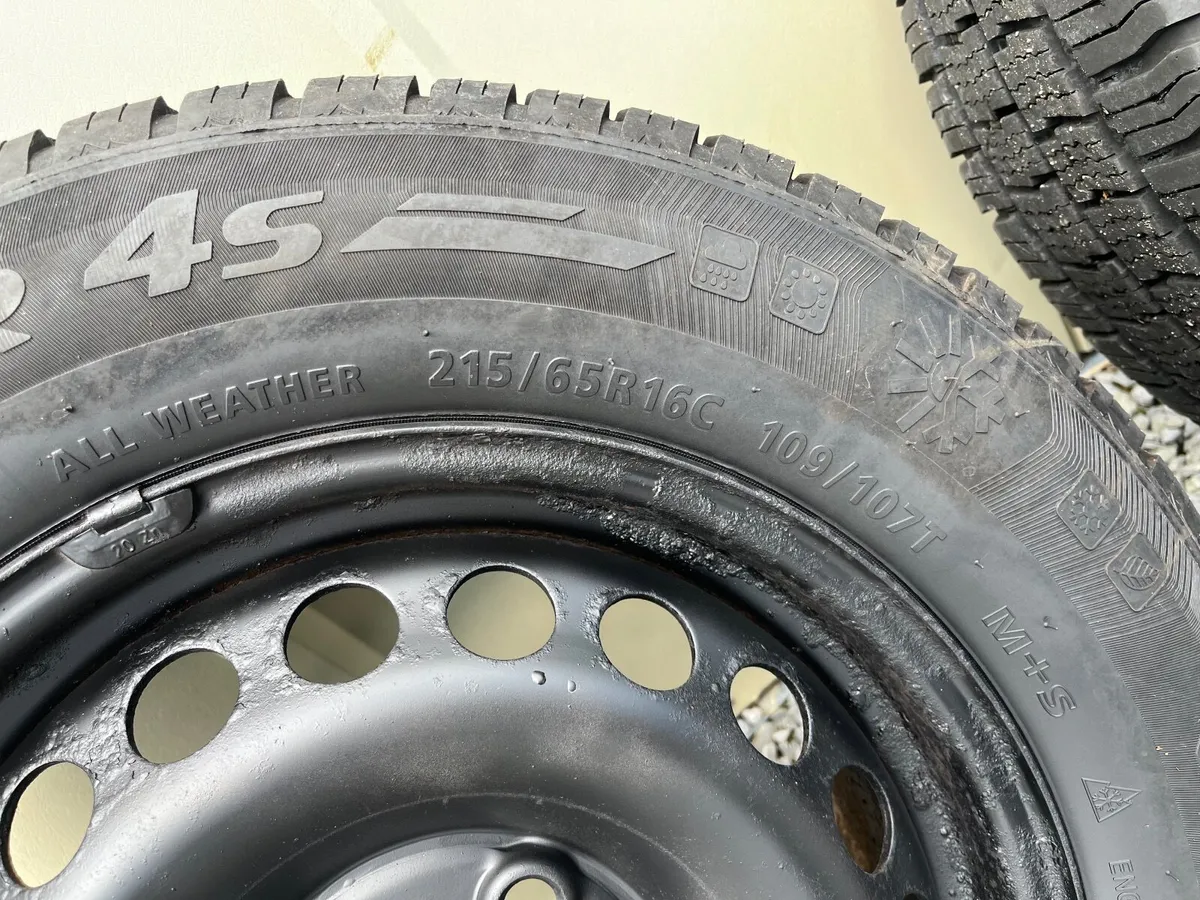 4 VW Transporter wheels & tyres. - Image 2