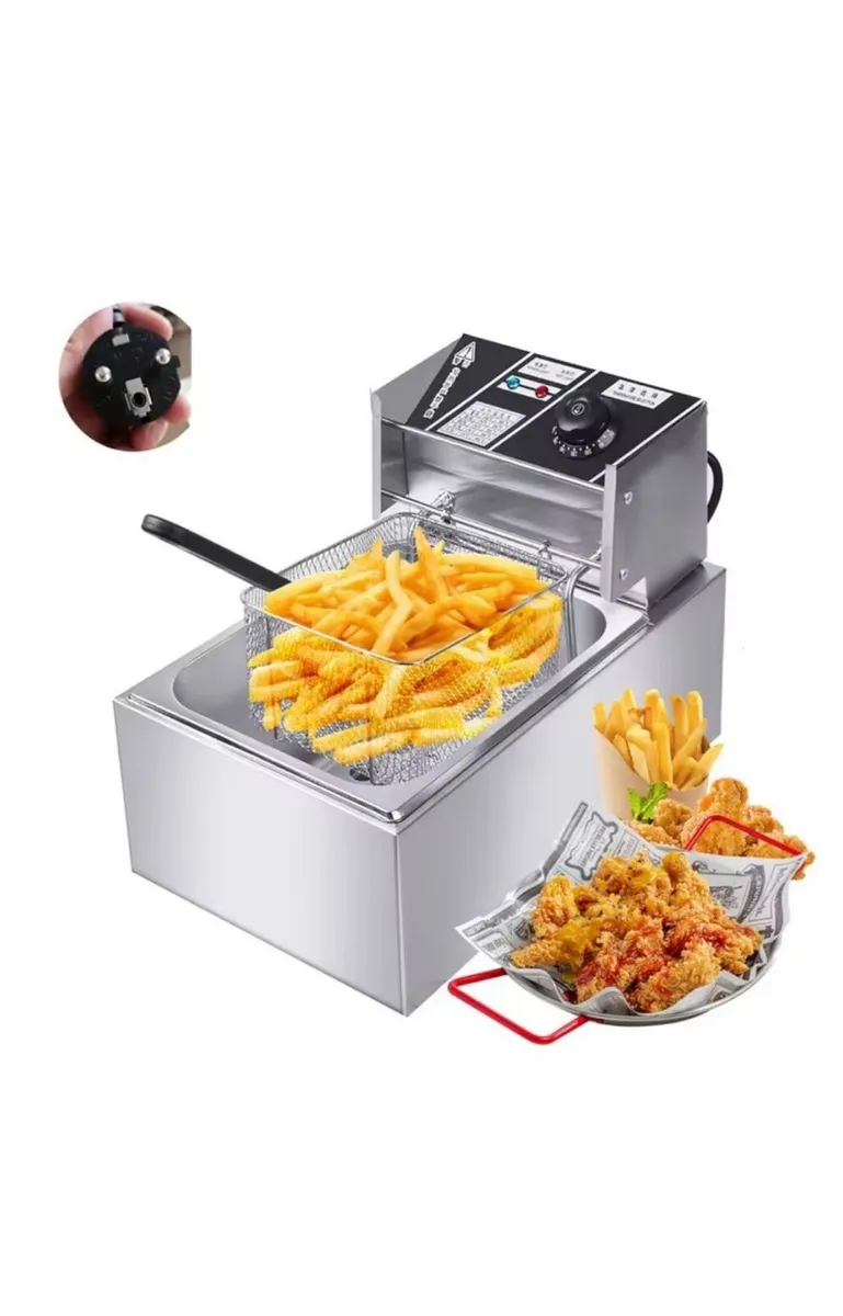 Fryer 6L Stainless Steel Electric NEW - Image 1