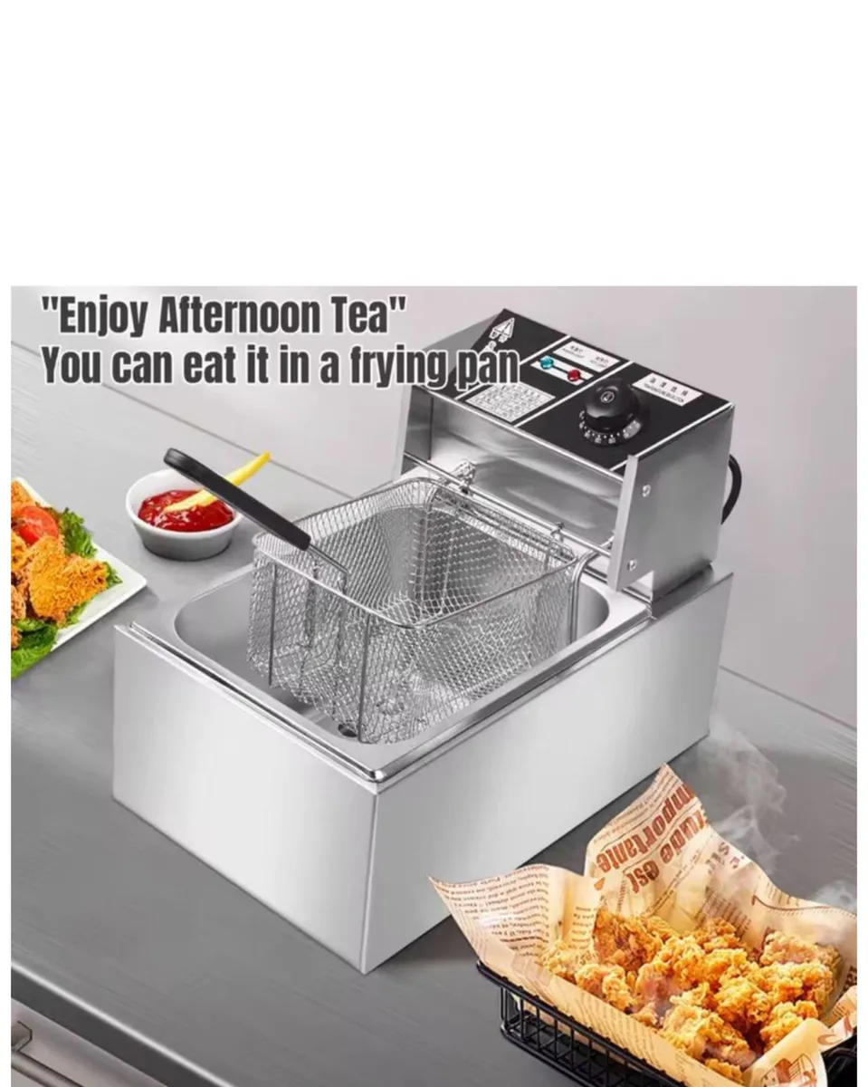 Fryer 6L Stainless Steel Electric NEW - Image 2