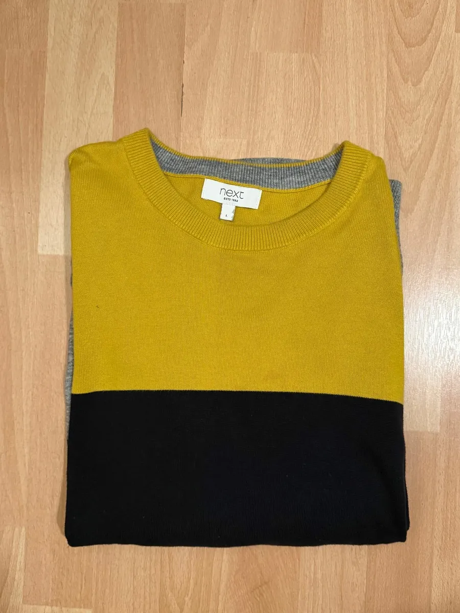 Colourblock Crew Neck Jumper - Image 2