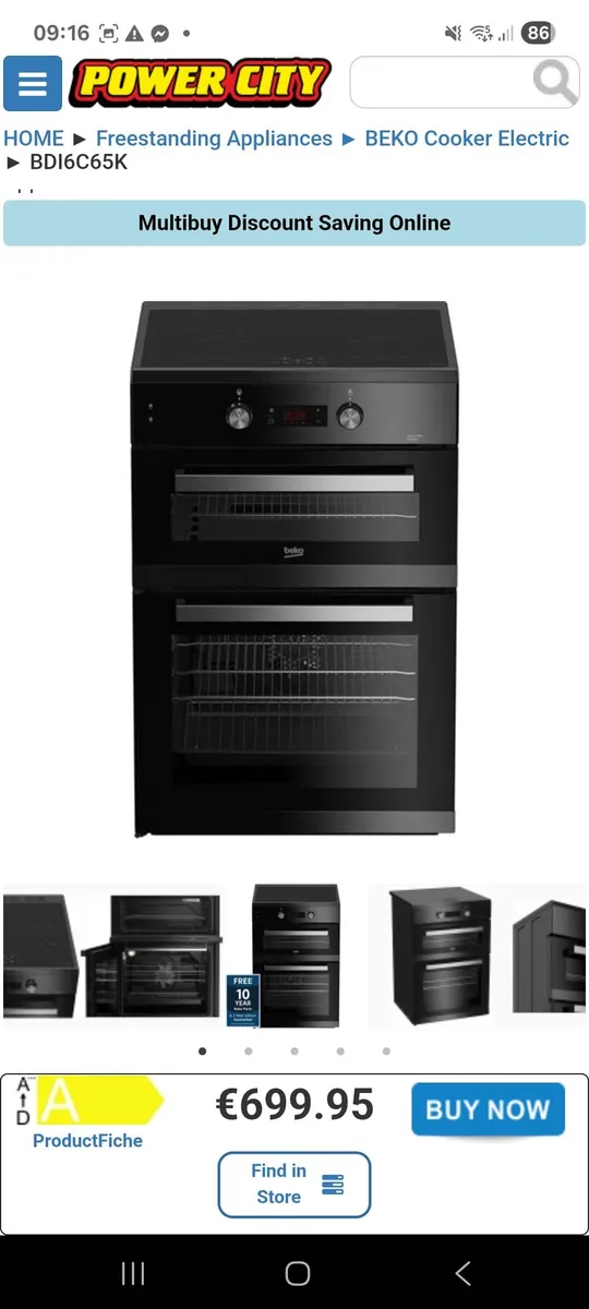 Electric Cooker  Beko - Image 1