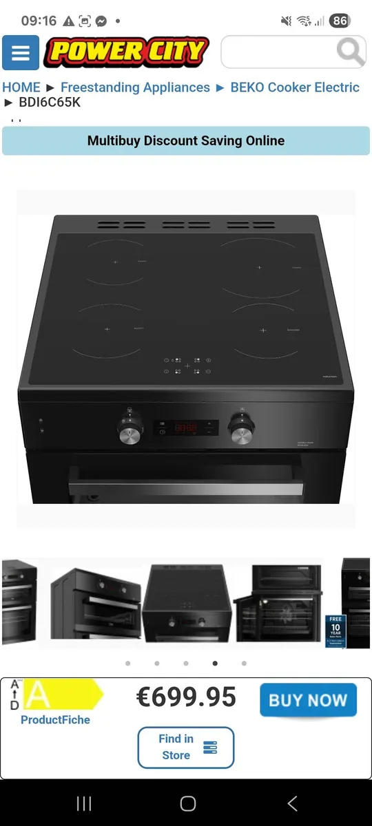 Electric Cooker  Beko - Image 2