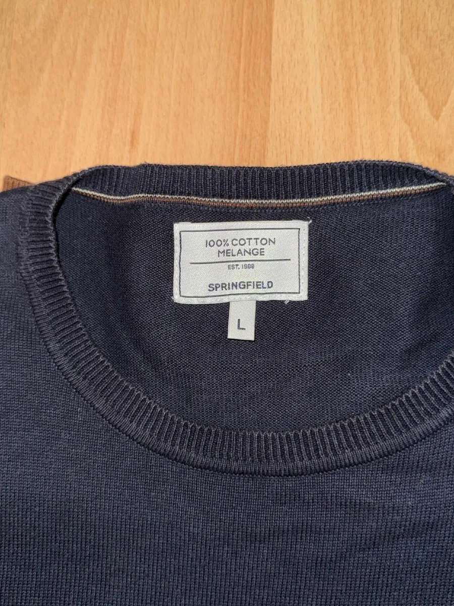 Colourblock Crew Neck Jumper - Image 3