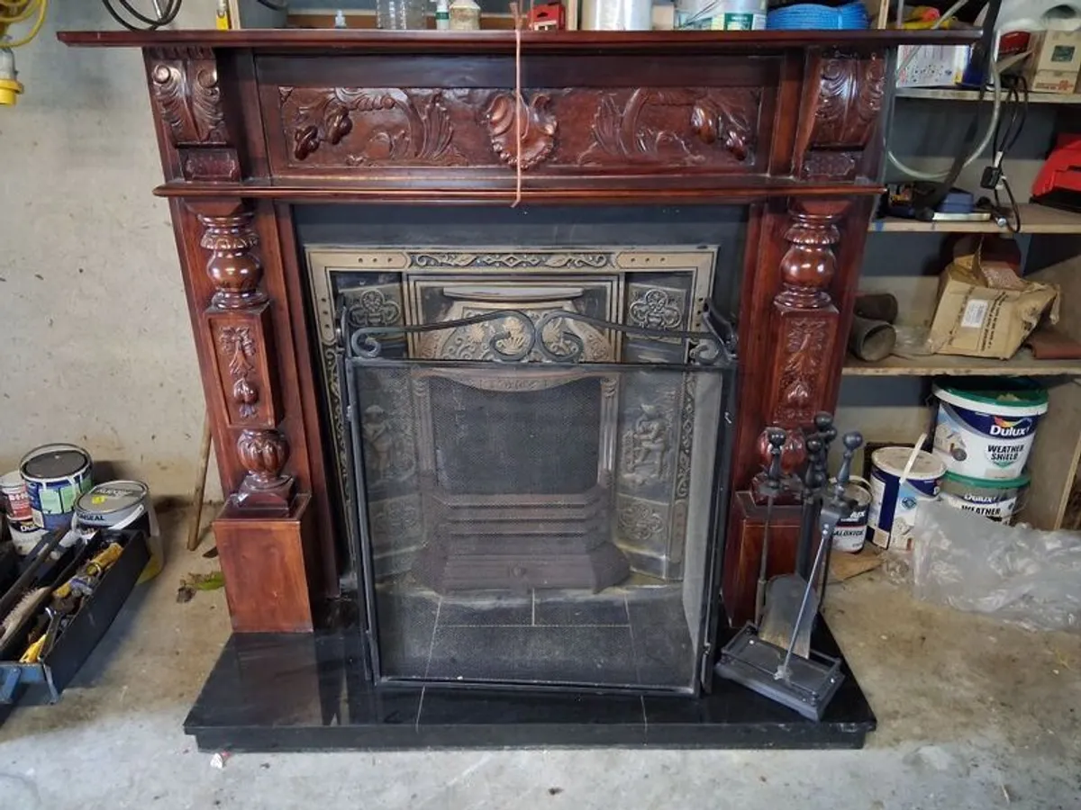 Mahogany Fireplace - Image 3